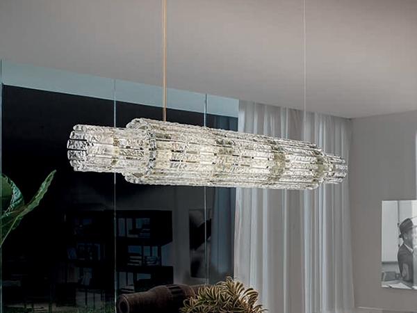 VEGAS BIL 180 LED glass pendant lamp