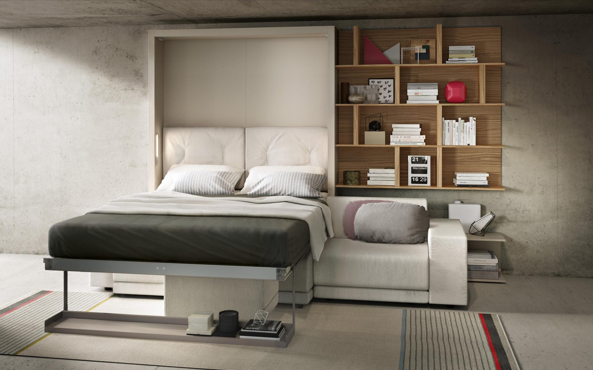 OSLO 301 Convertible 4 seater fabric sofa