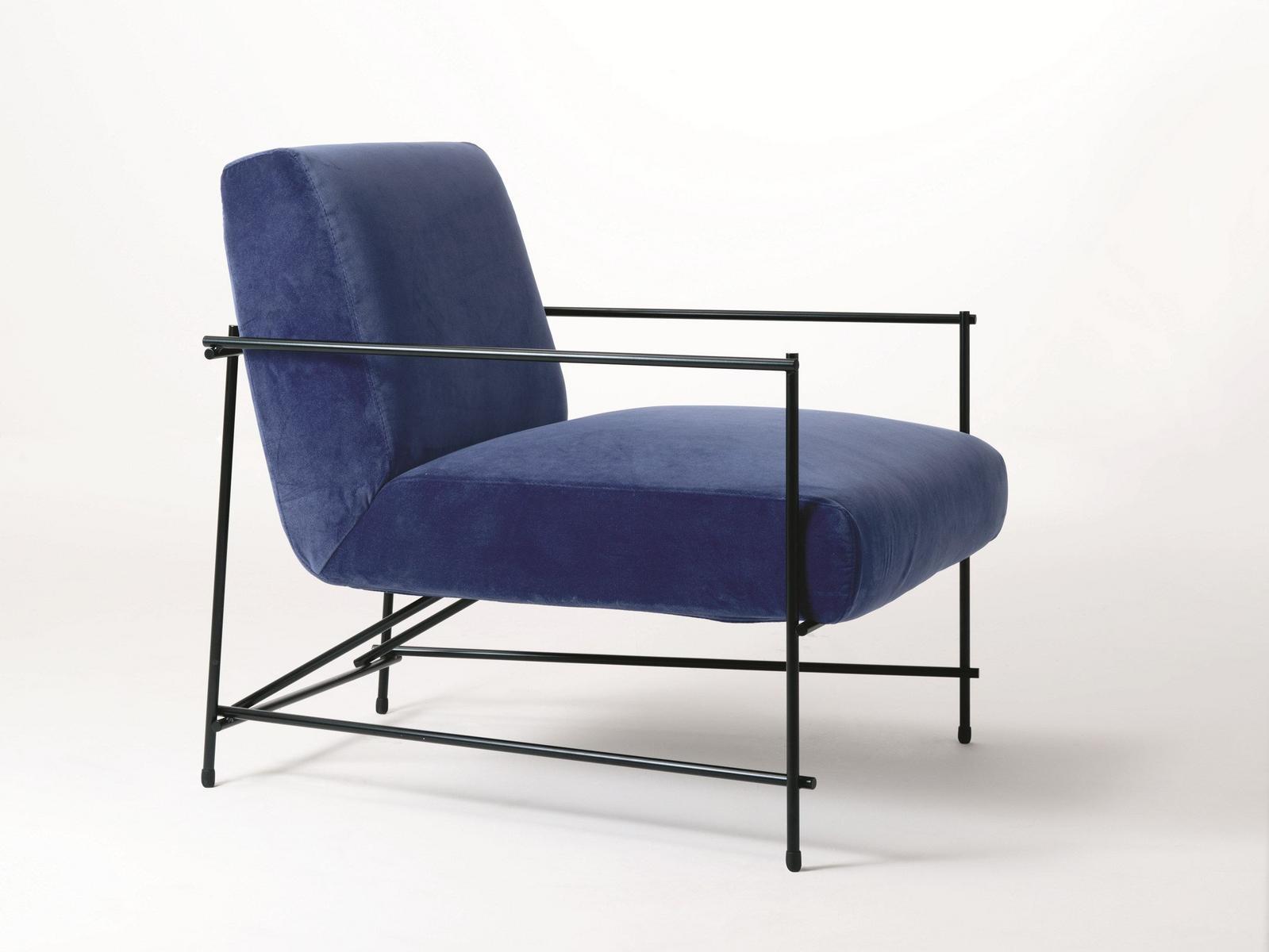 KYO Upholstered armchair with armrests