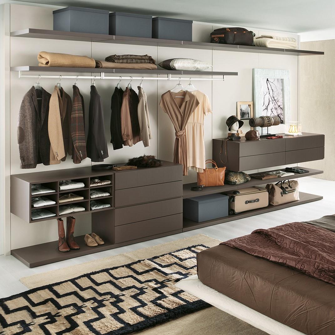 STORE Corner melamine walk-in closet