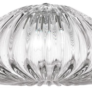 DIAMANTE FA LED direct light Murano glass ceiling lamp