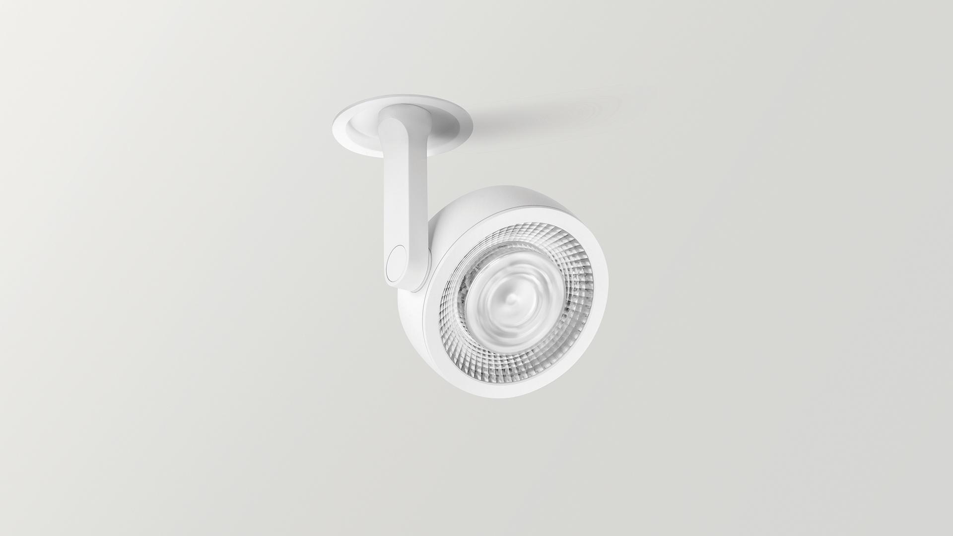 SIX L RECESSED LED ceiling aluminium spotlight