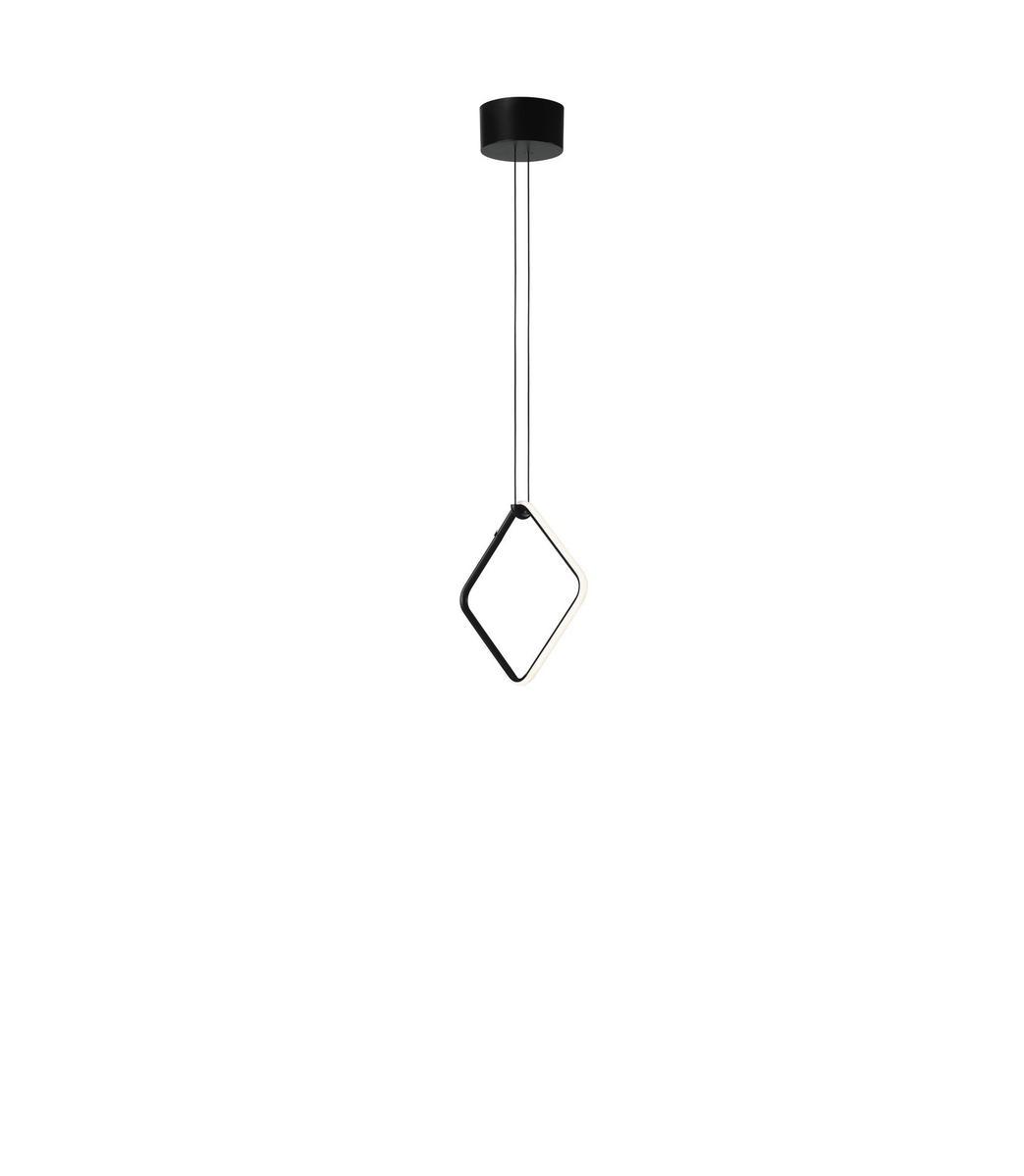ARRANGEMENTS SQUARE LED powder coated aluminium pendant lamp