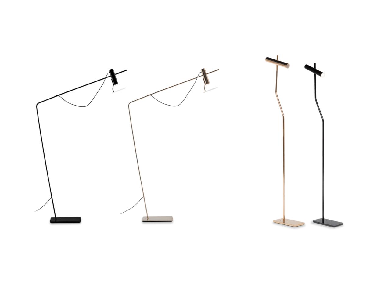 COLOSSEO Metal floor lamp