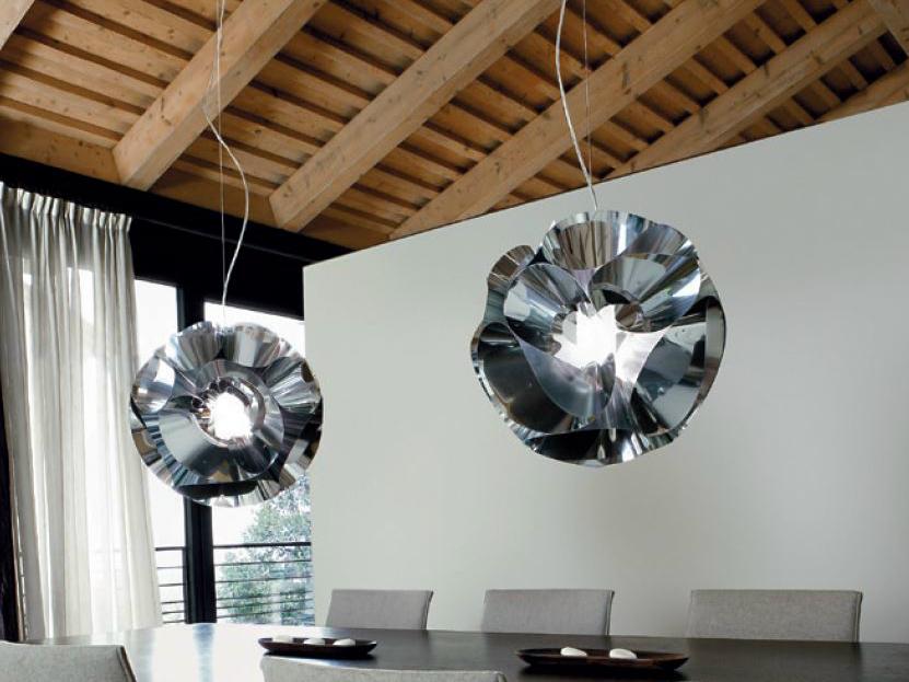 FLORAL Aluminium pendant lamp