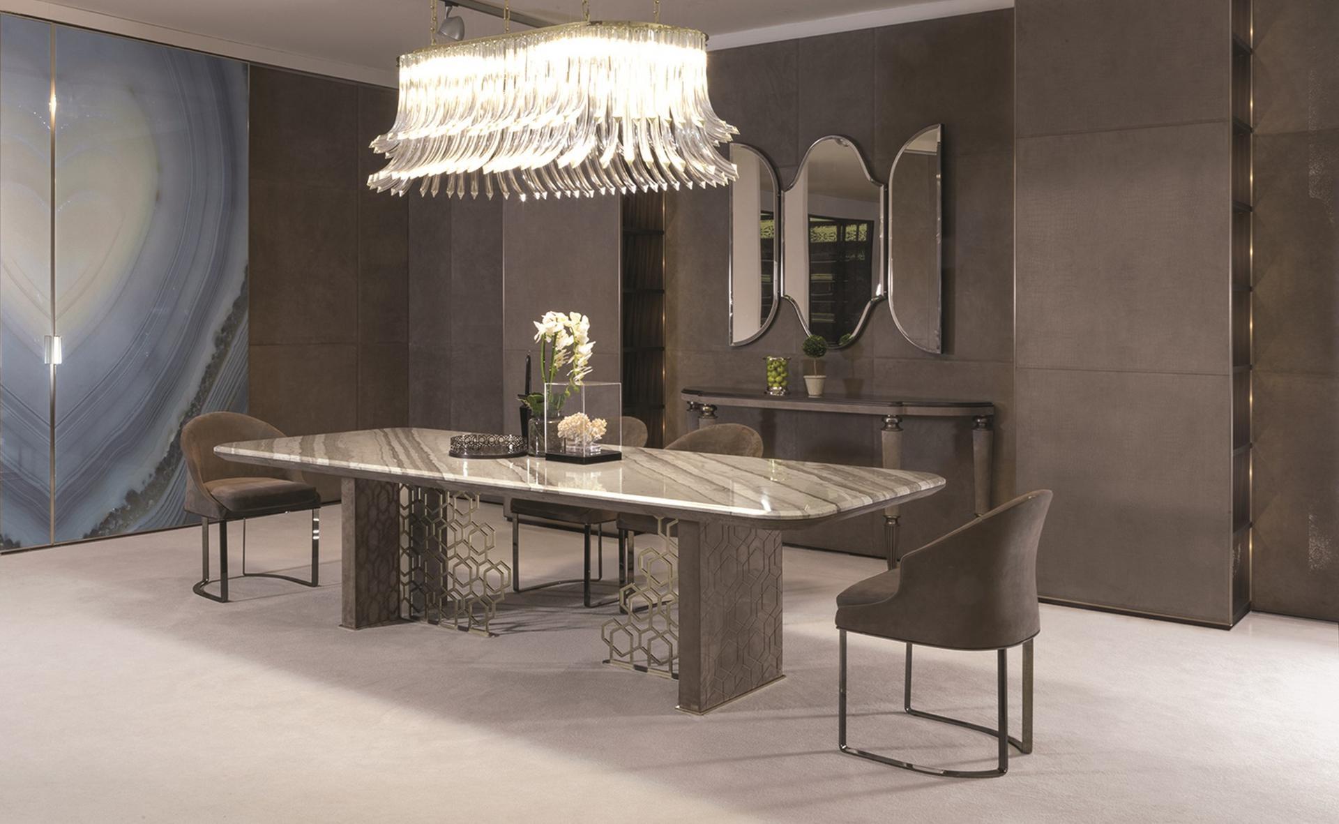 EXCELSIOR Rectangular veneer table