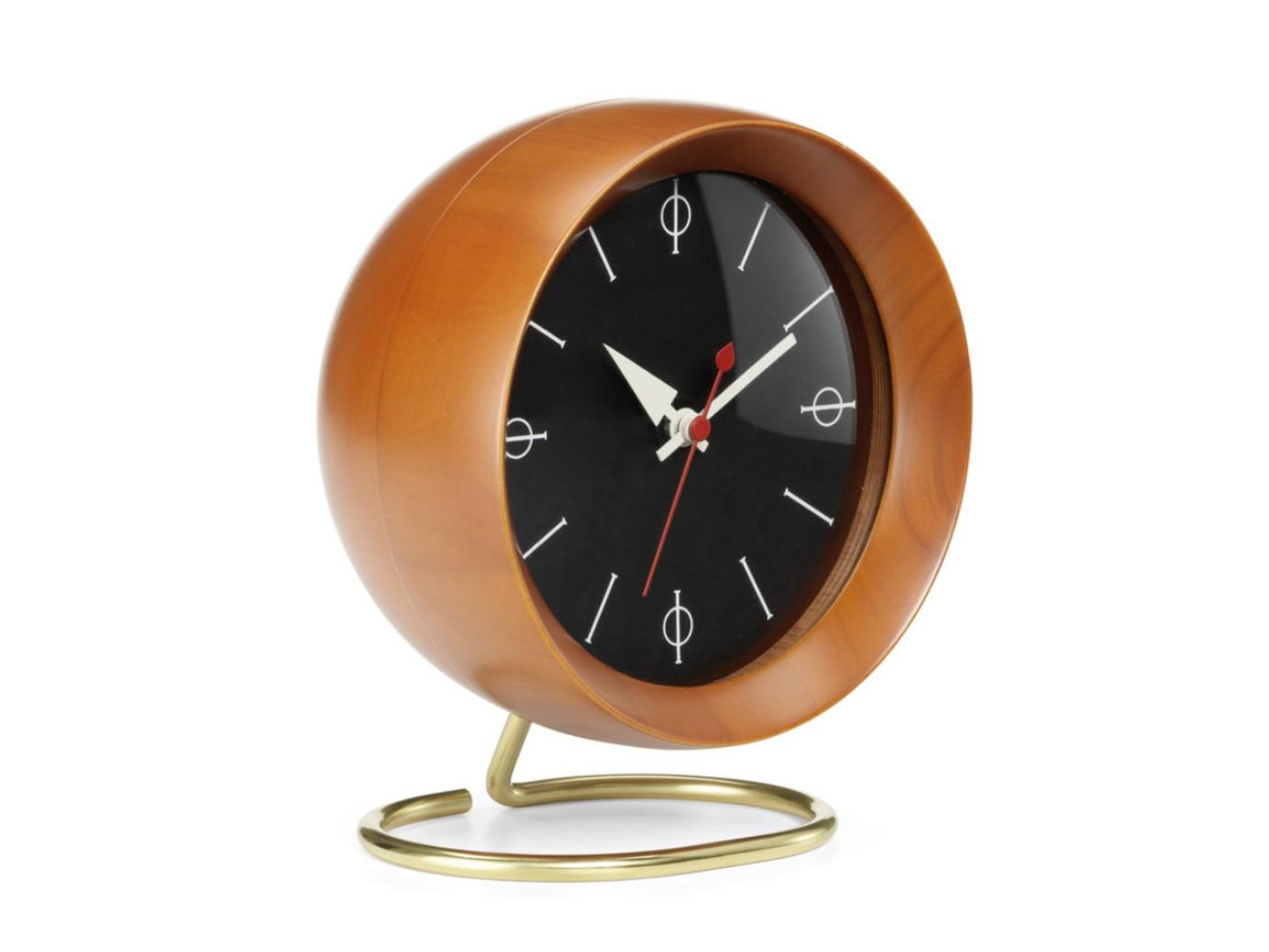 CHRONOPAK Table-top walnut clock
