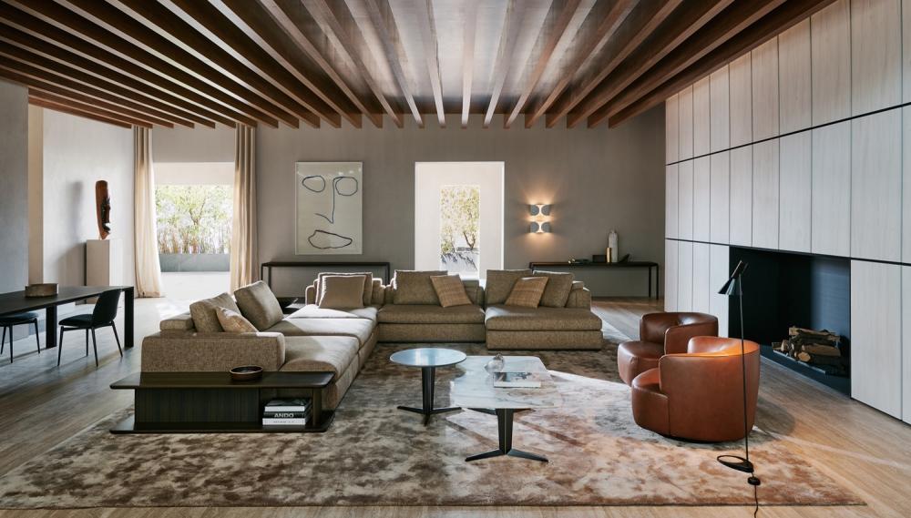 ALBERT Sectional fabric sofa