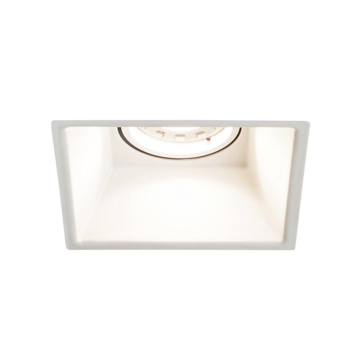 MINIMA SQUARE FIRE-RATED LED square ceiling steel spotlight
