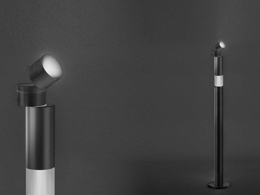 OBJECTIVE LED direct-indirect light aluminium floor lamp