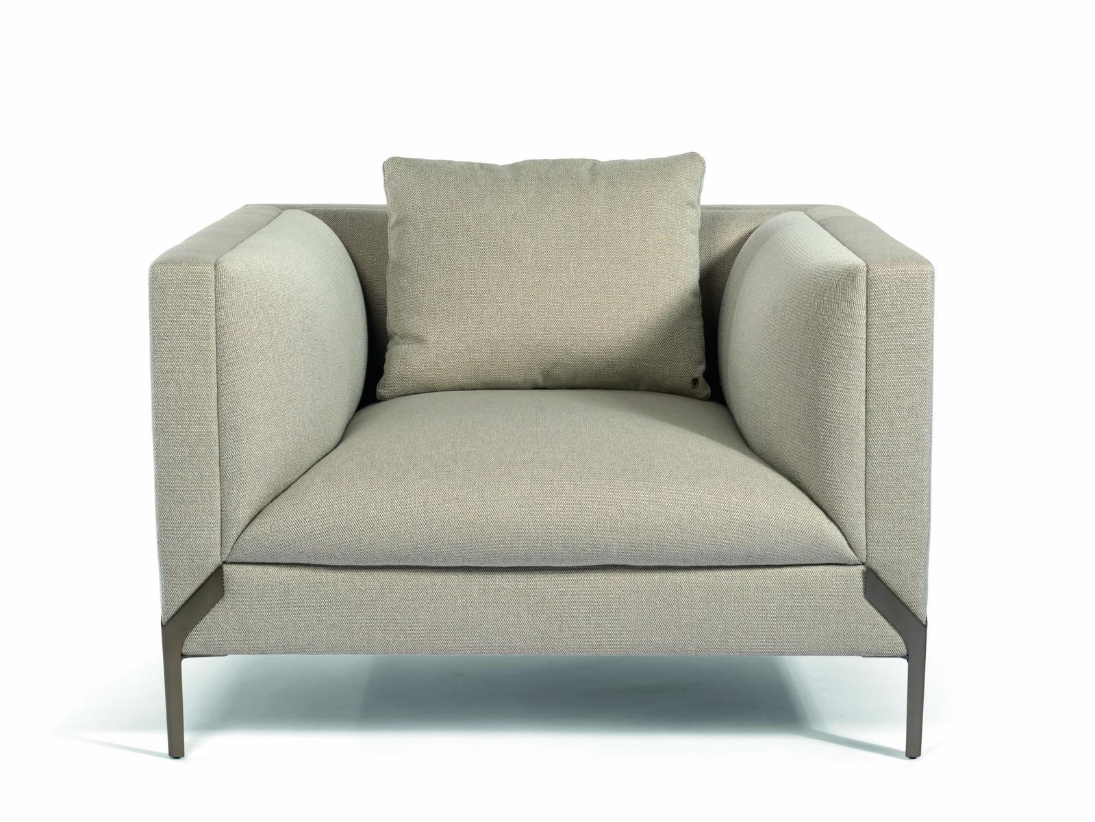 JAMBOREE Fabric armchair with armrests