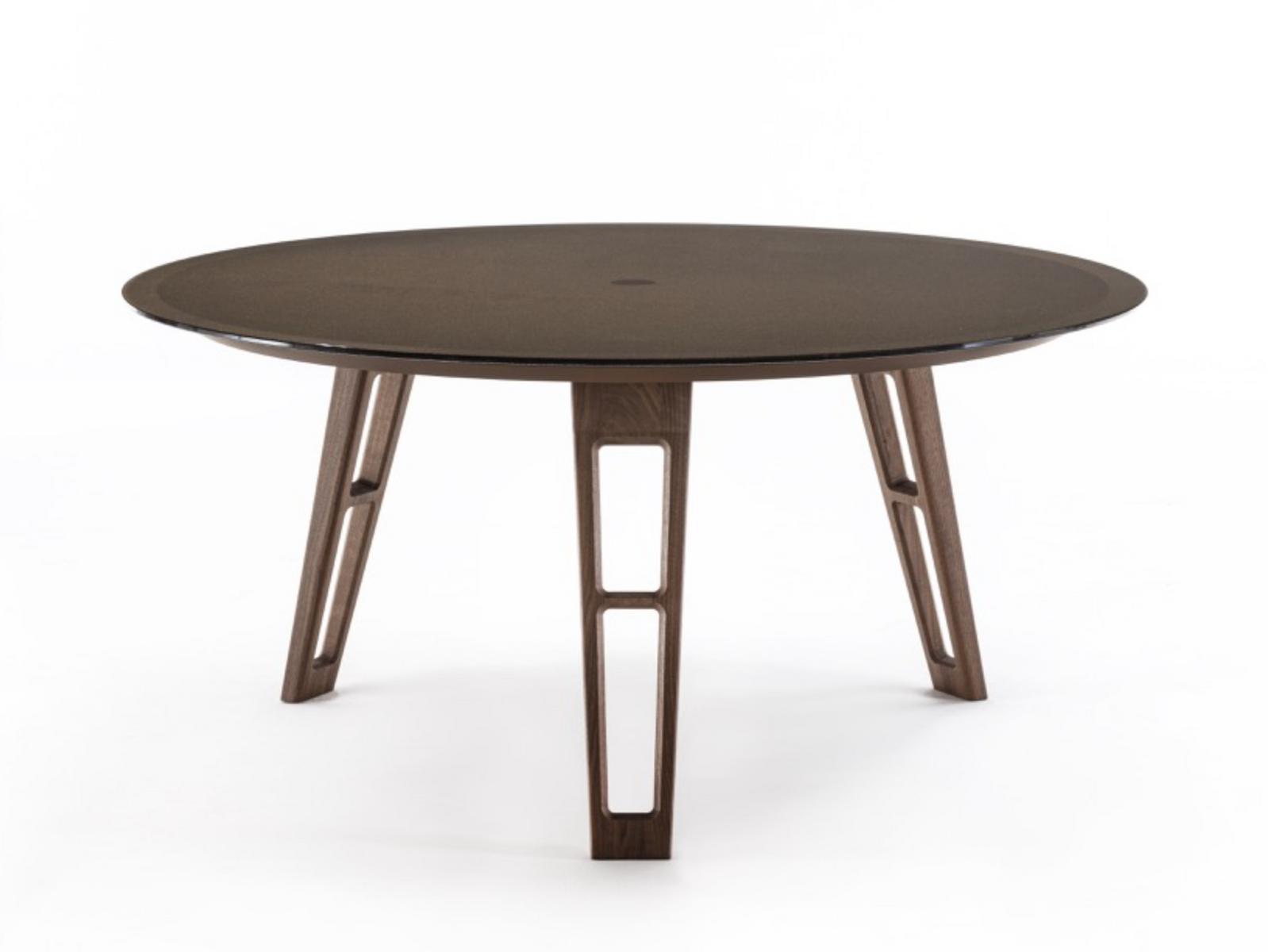AXEL Round wooden dining table