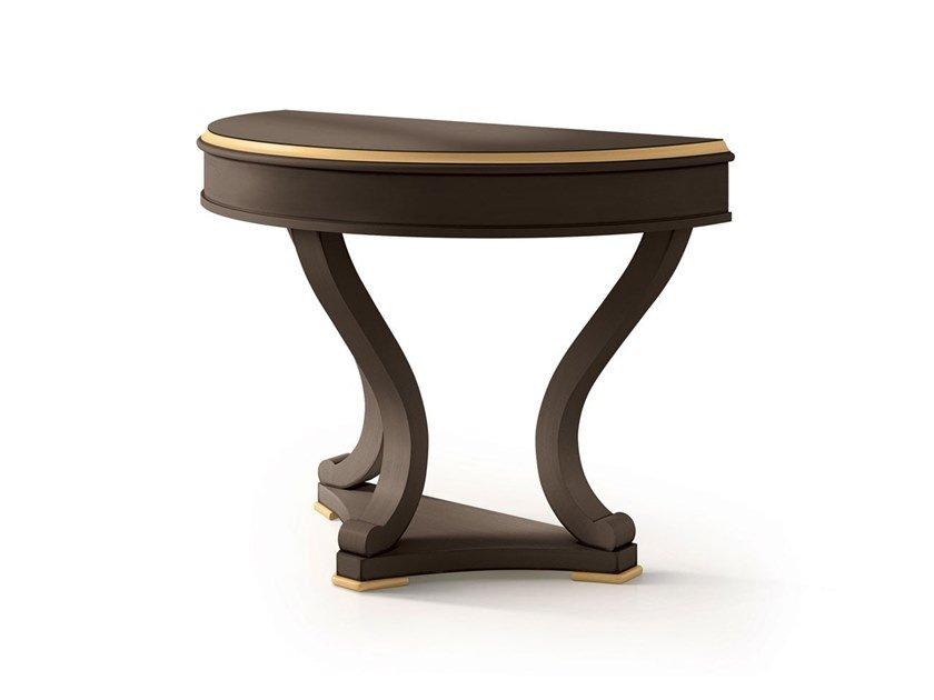 5014 Demilune wooden console table