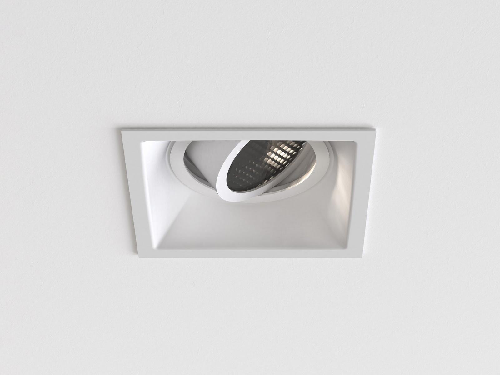 MINIMA SQUARE ADJUSTABLE FIRE-RATED LED metal spotlight