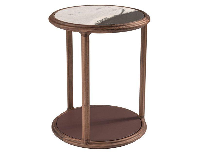 KING'S CROSS Round marble coffee table