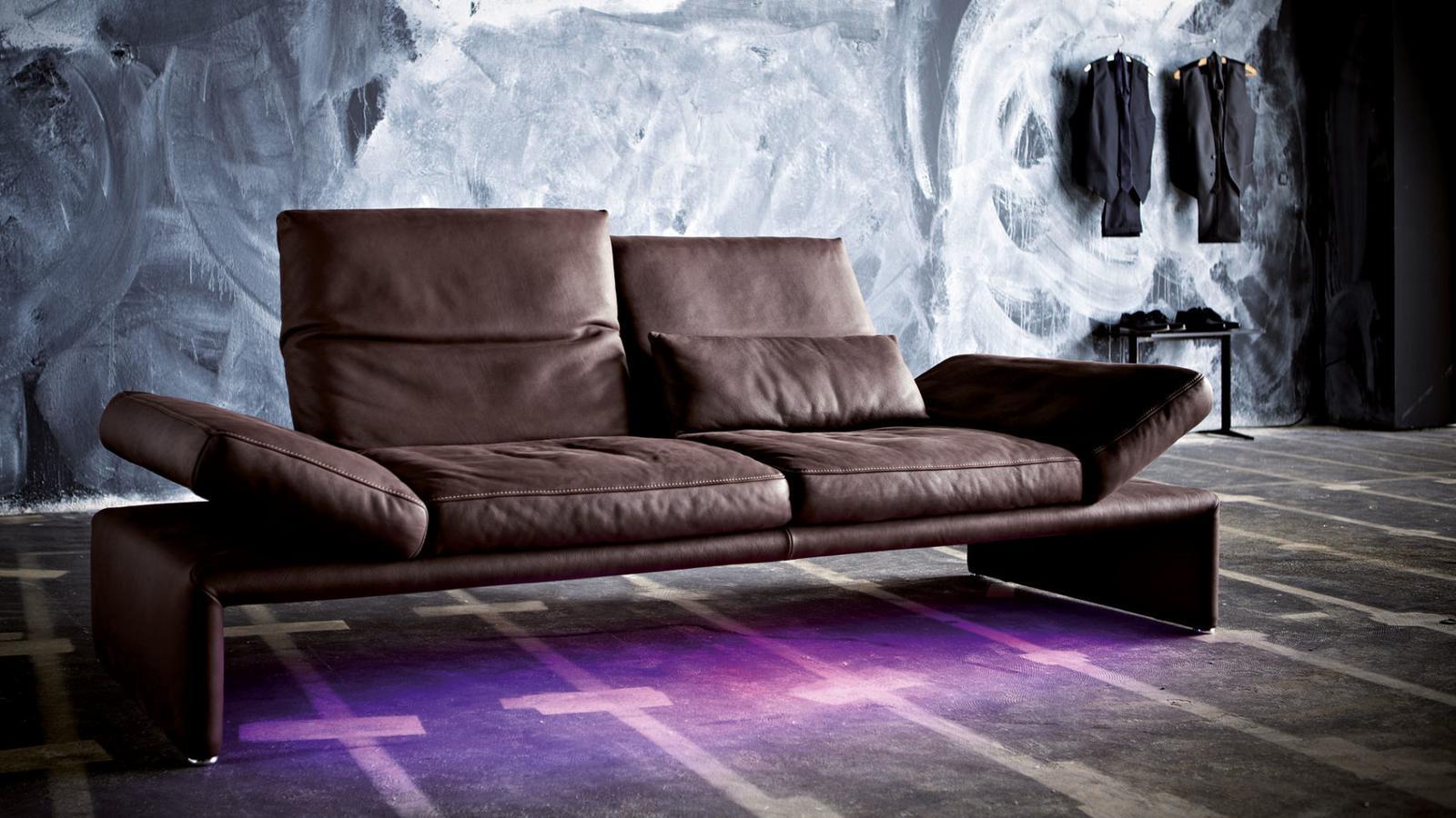RAOUL Sectional nabuk sofa