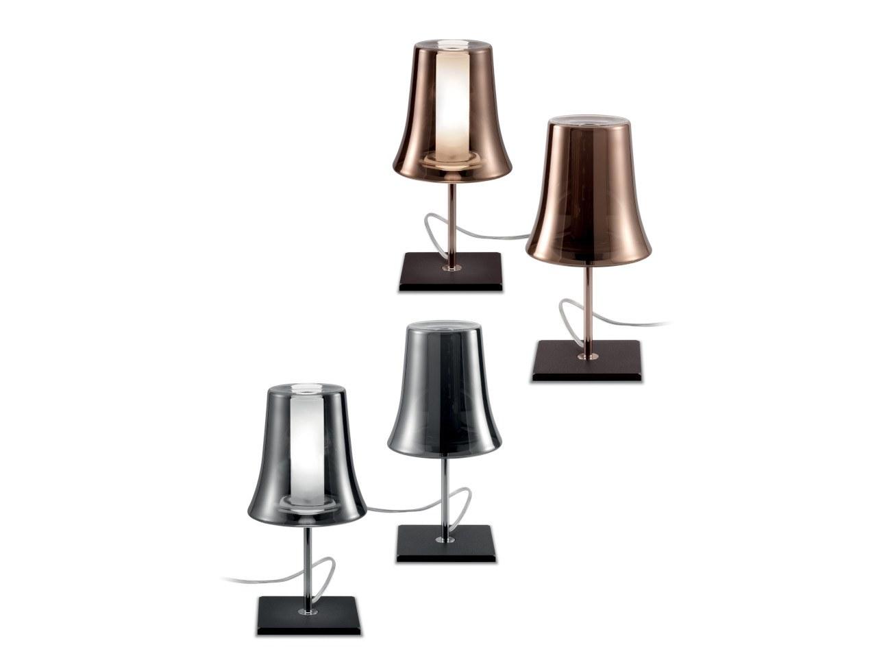 CLOCHE T LED Borosilicate glass table lamp