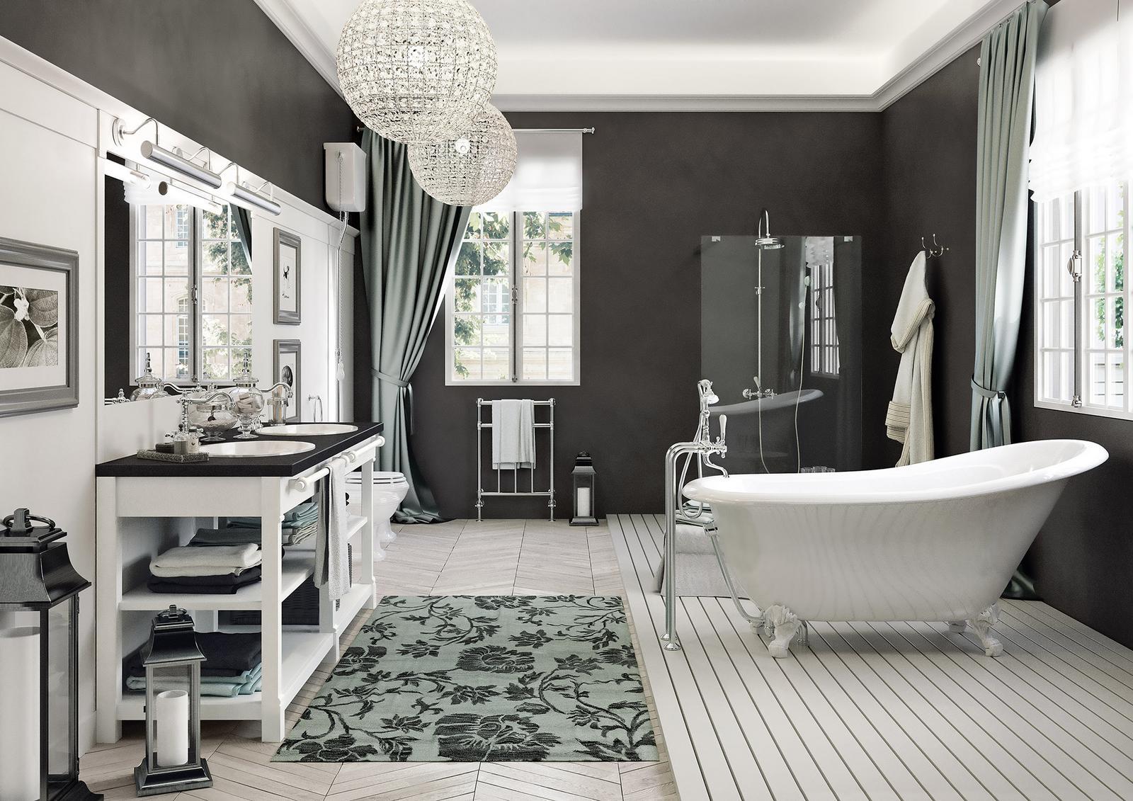 ENGLISH MOOD Uv lacquered bathroom