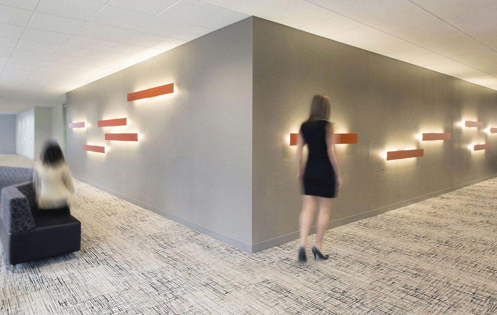 FIELDS Acrylic wall lamp