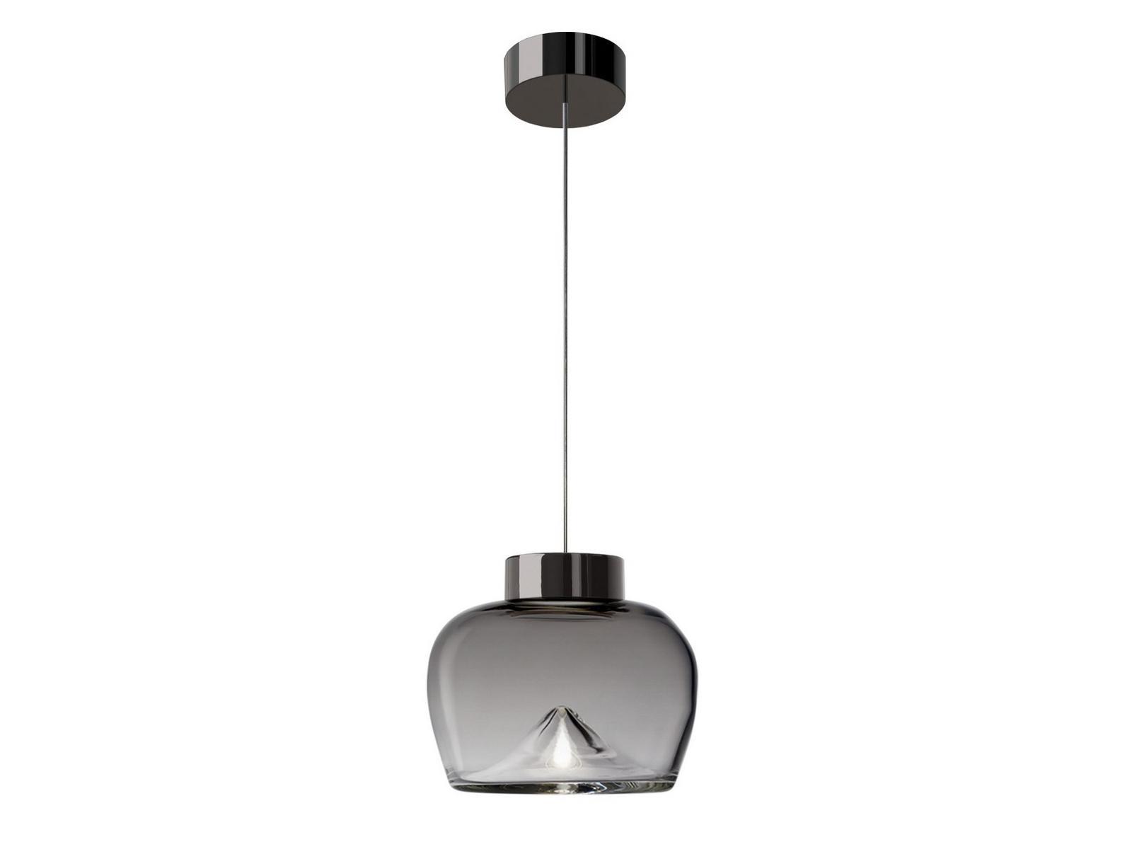 AELLA BOLD S LED blown glass pendant lamp