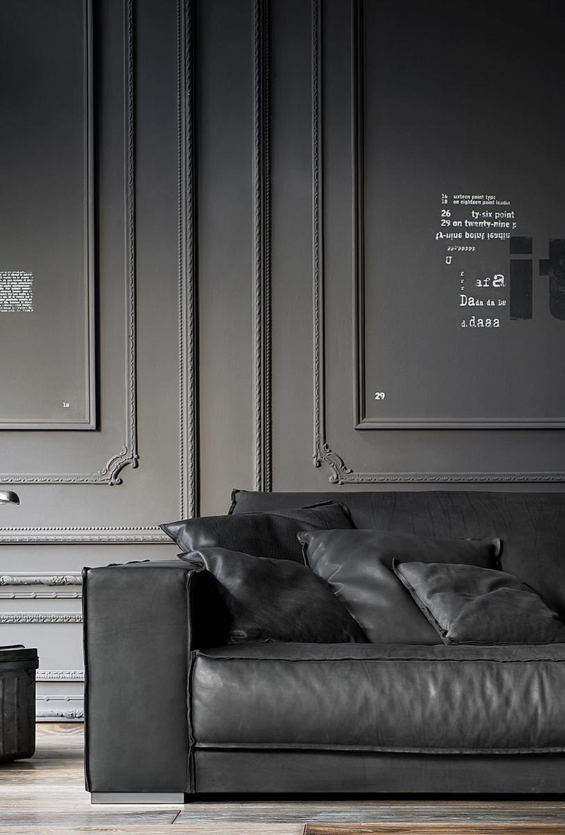 BUDAPEST SOFT Sectional leather sofa