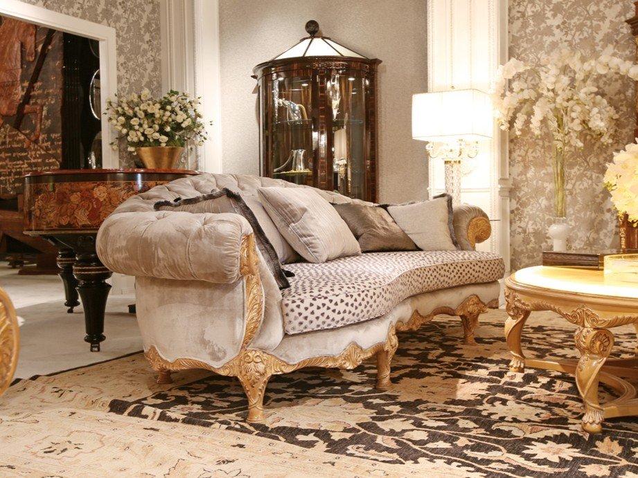 4880 Tufted 4 seater velvet sofa