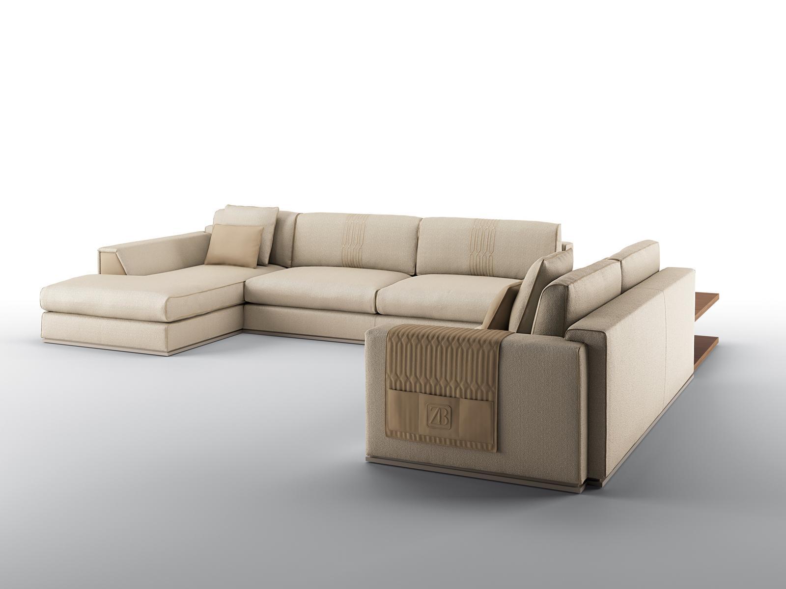 AMBASSADOR Sectional fabric sofa
