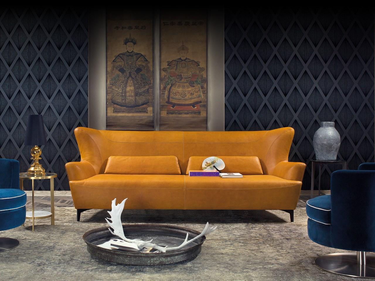 HARMONY Sectional leather sofa