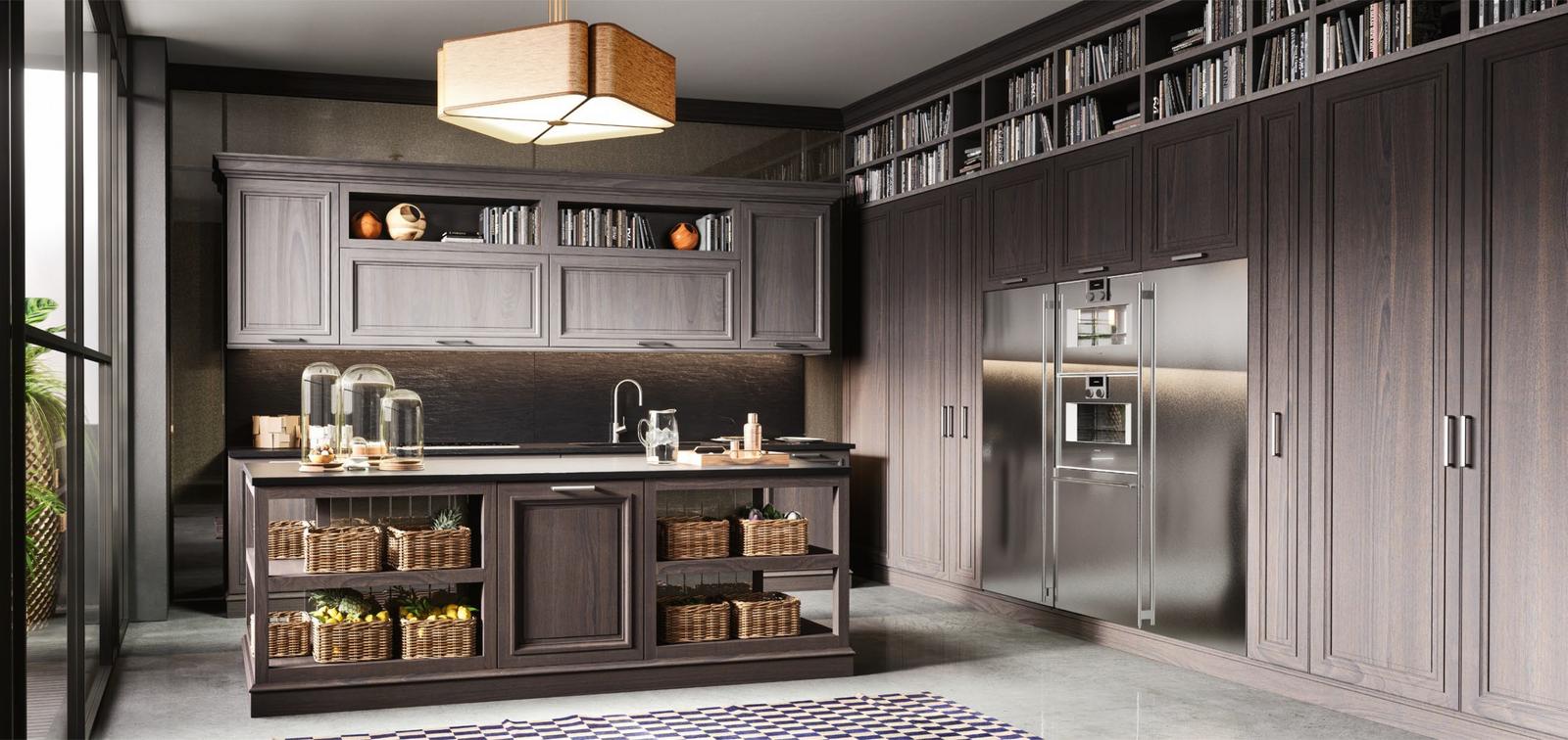 LONDON Wood kitchen