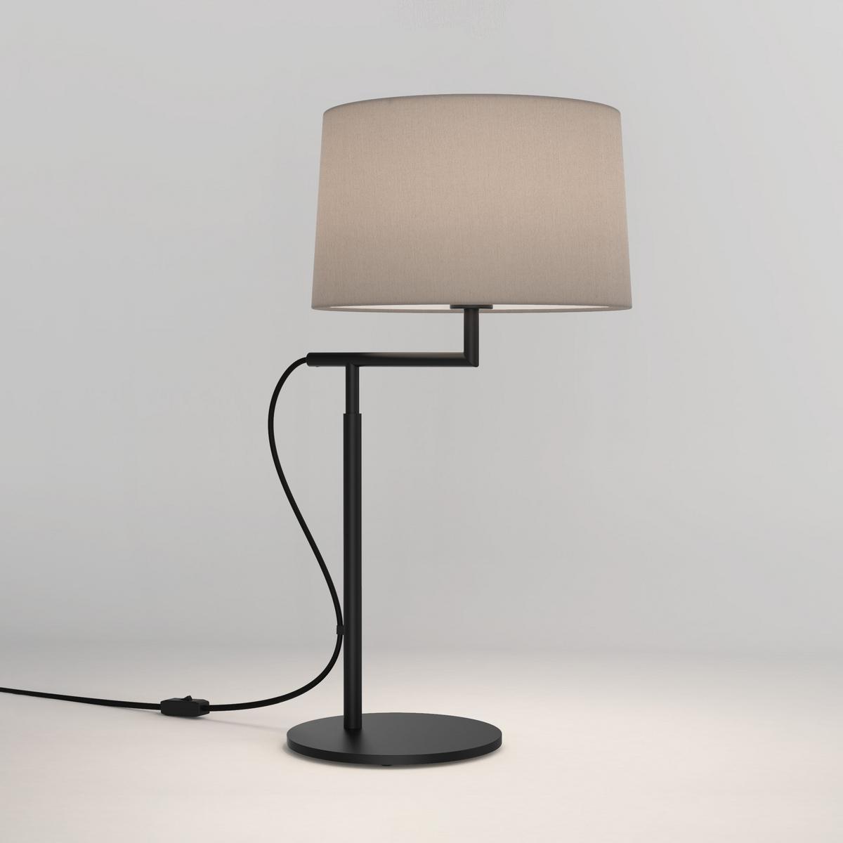 TELEGRAPH Led table lamp in steel and fabric