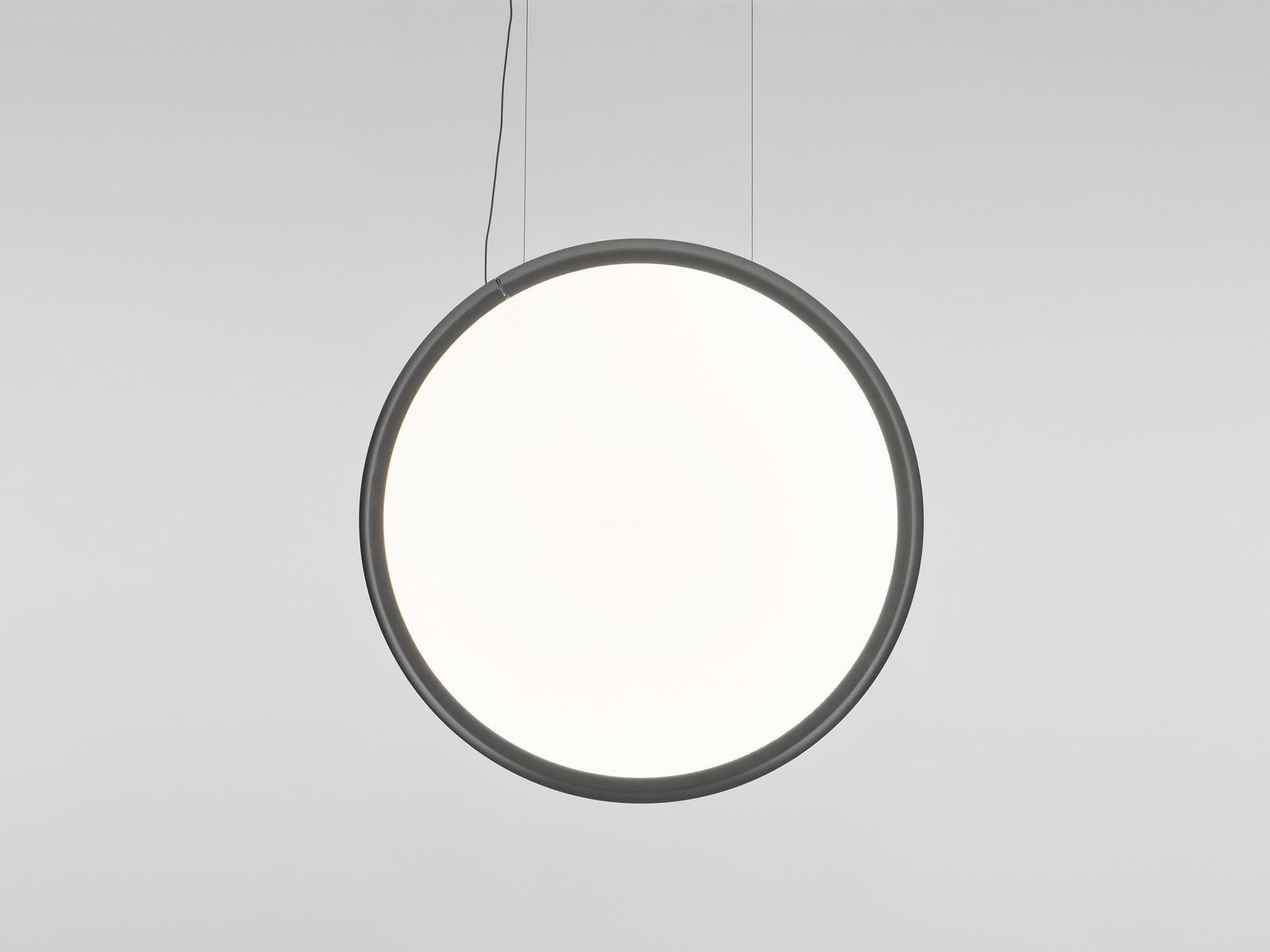 DISCOVERY VERTICAL LED direct light technopolymer pendant lamp