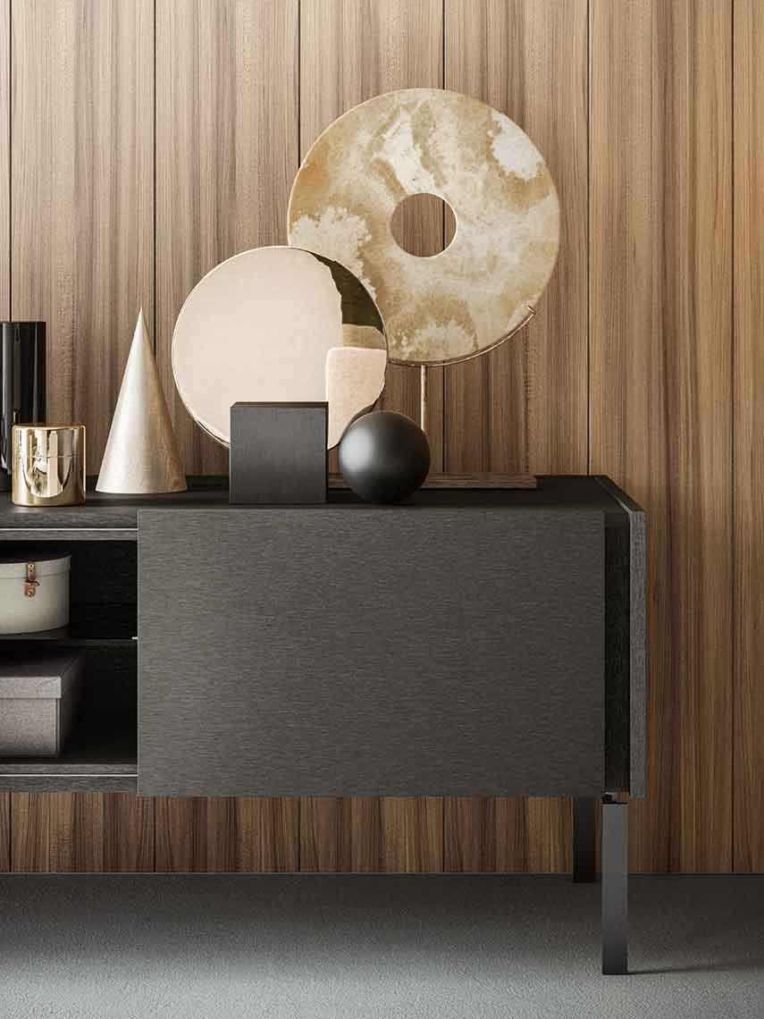 DA-DO GIORNO Modular veneer sideboard with doors