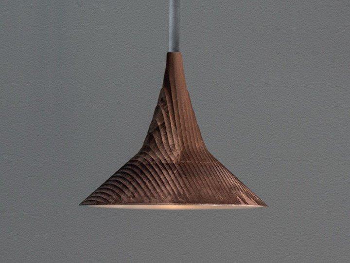 UNTERLINDEN LED brass pendant lamp