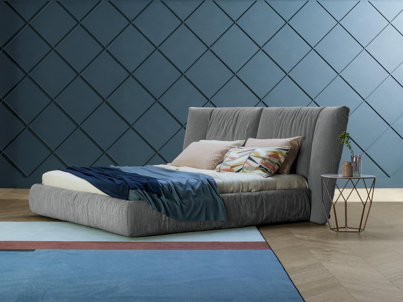 YOUNIVERSE Upholstered fabric bed