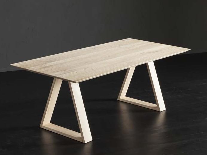 TOLEDO + MEKANO Rectangular wooden dining table