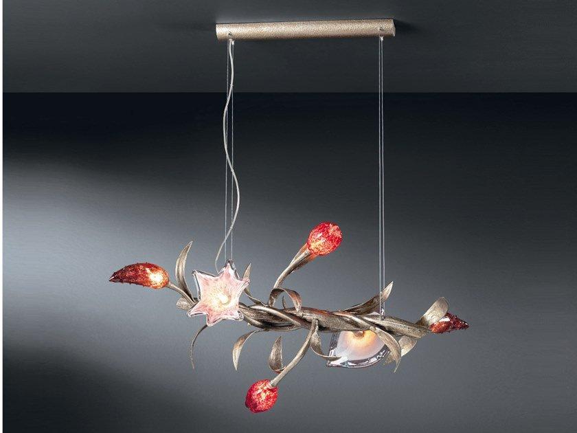 BOUQUET CT3202/6 Handmade bronze pendant lamp
