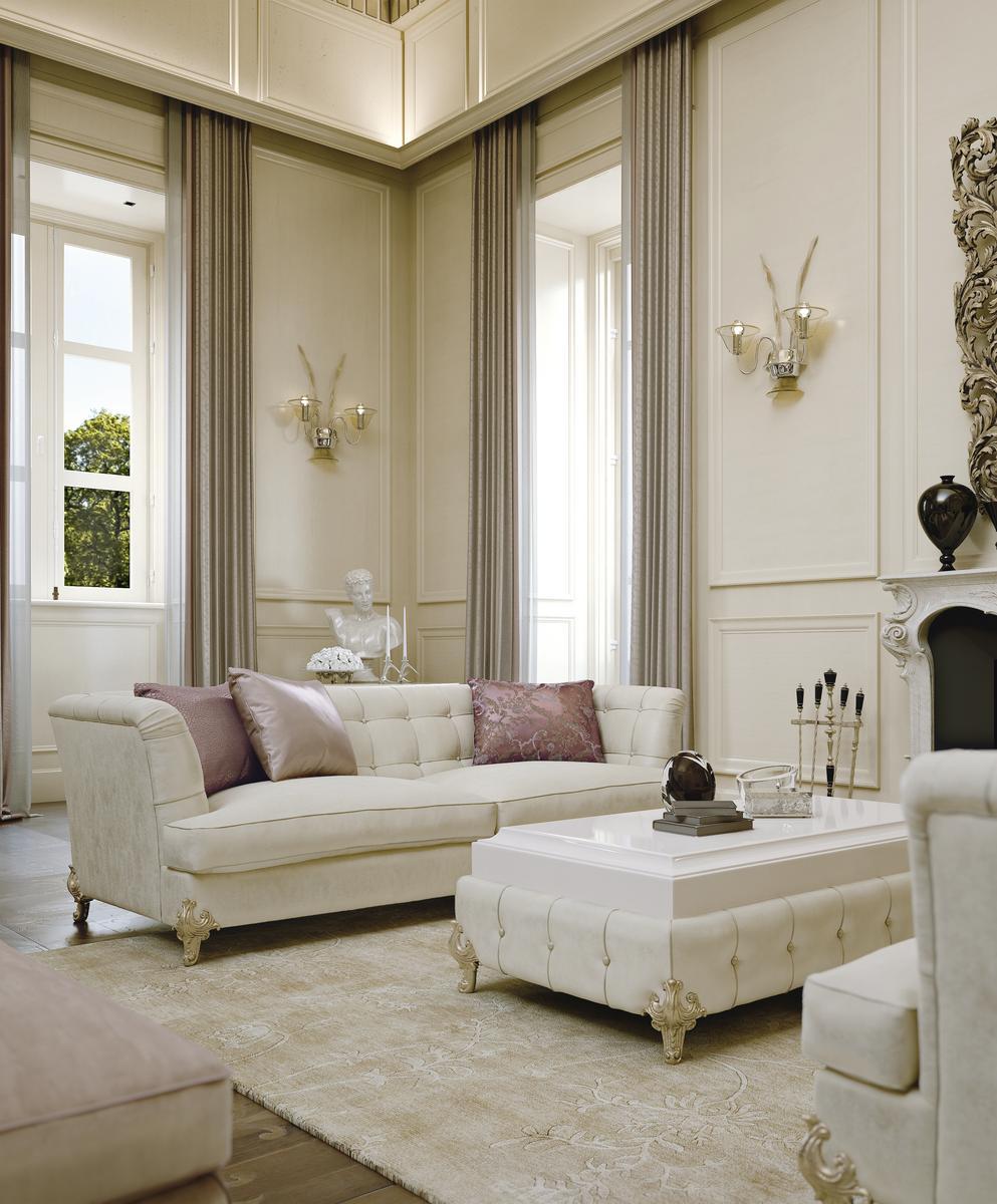 KING 3 seater velvet sofa