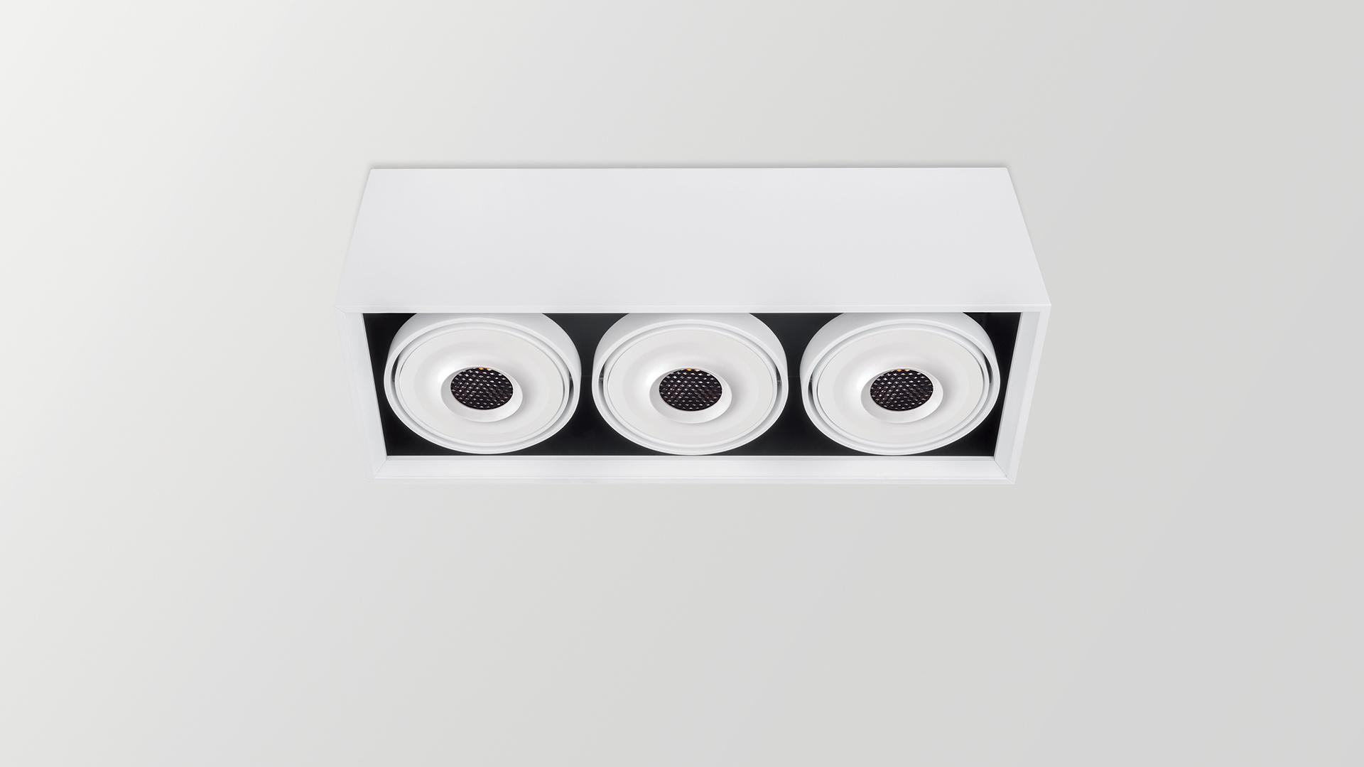 ORBITAL SURFACE 3 LARK-111 LED ceiling aluminium spotlight