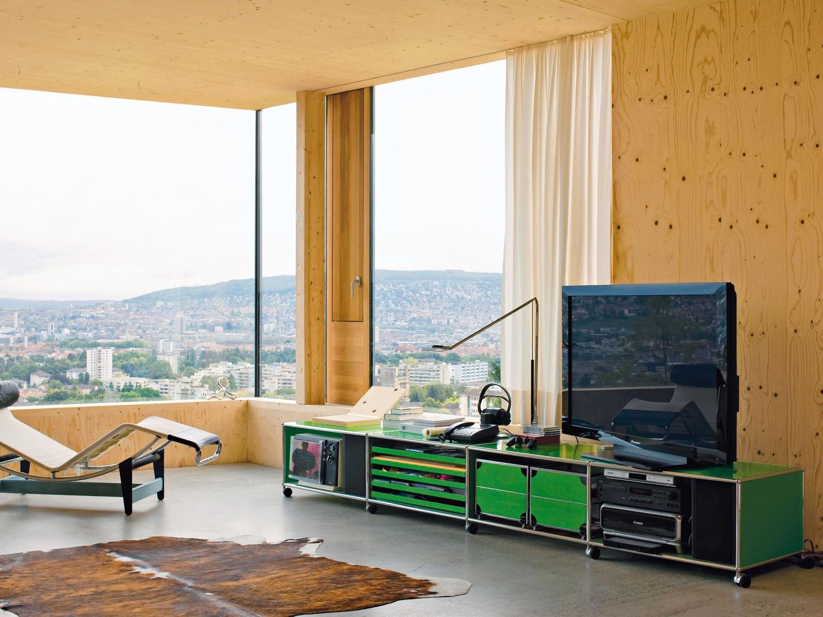 HALLER LOWBOARD AS MEDIA UNIT Sideboard with doors with drawers