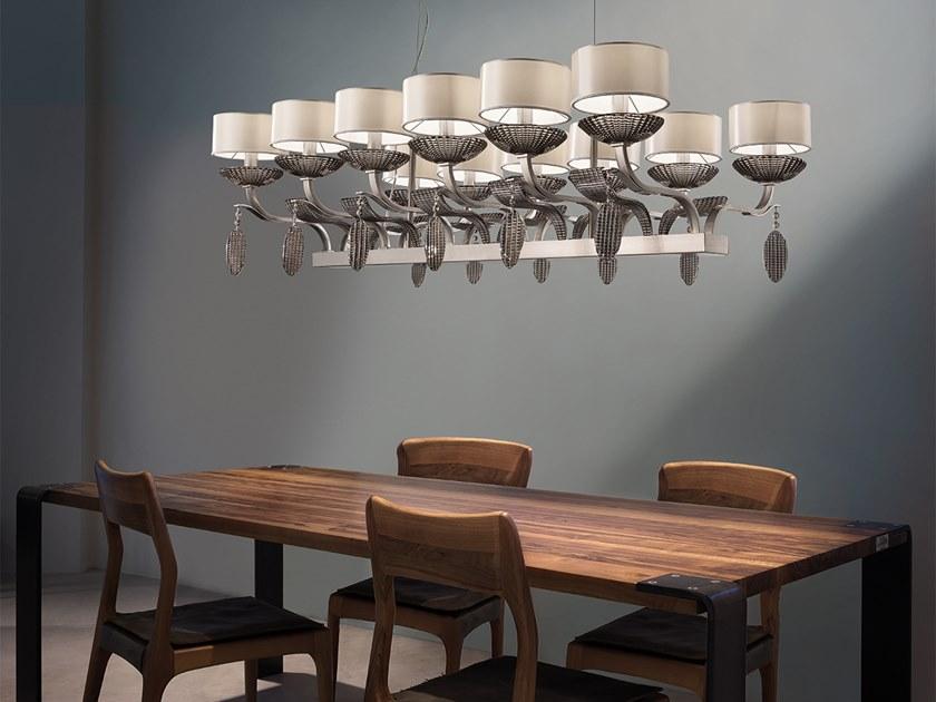 ISBEL 12 BIL Handmade glass pendant lamp