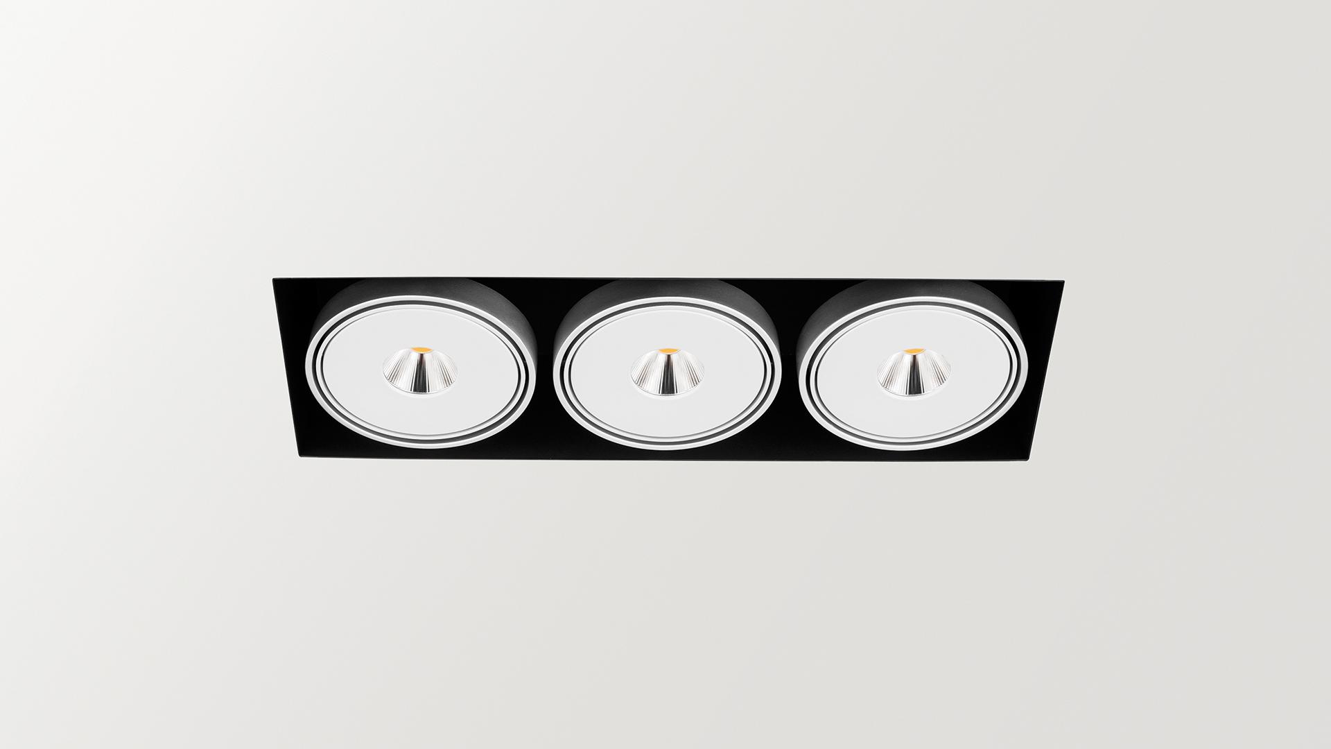 ORBITAL TRIMLESS 3 LARK-111 LED recessed aluminium spotlight