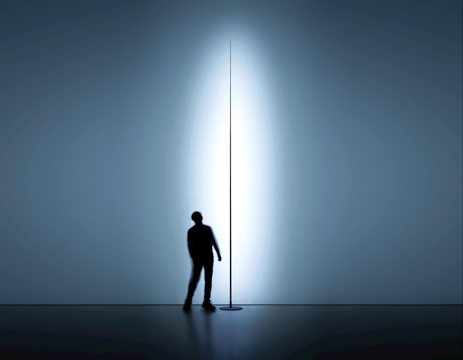 ORIGINE LED glass-fibre and metal floor lamp