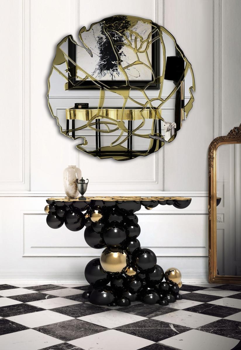 GLANCE Round wall-mounted mirror