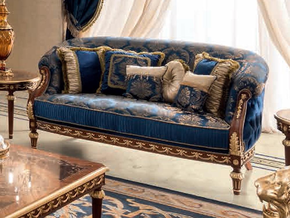 14437 2 seater fabric sofa