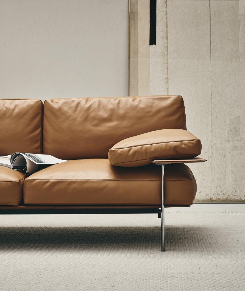 DIESIS 40 3 seater leather sofa