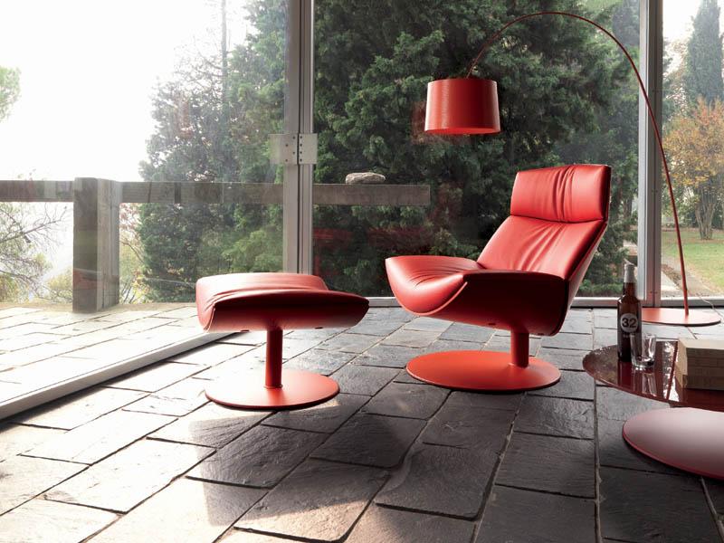 KARA Armchair with footstool