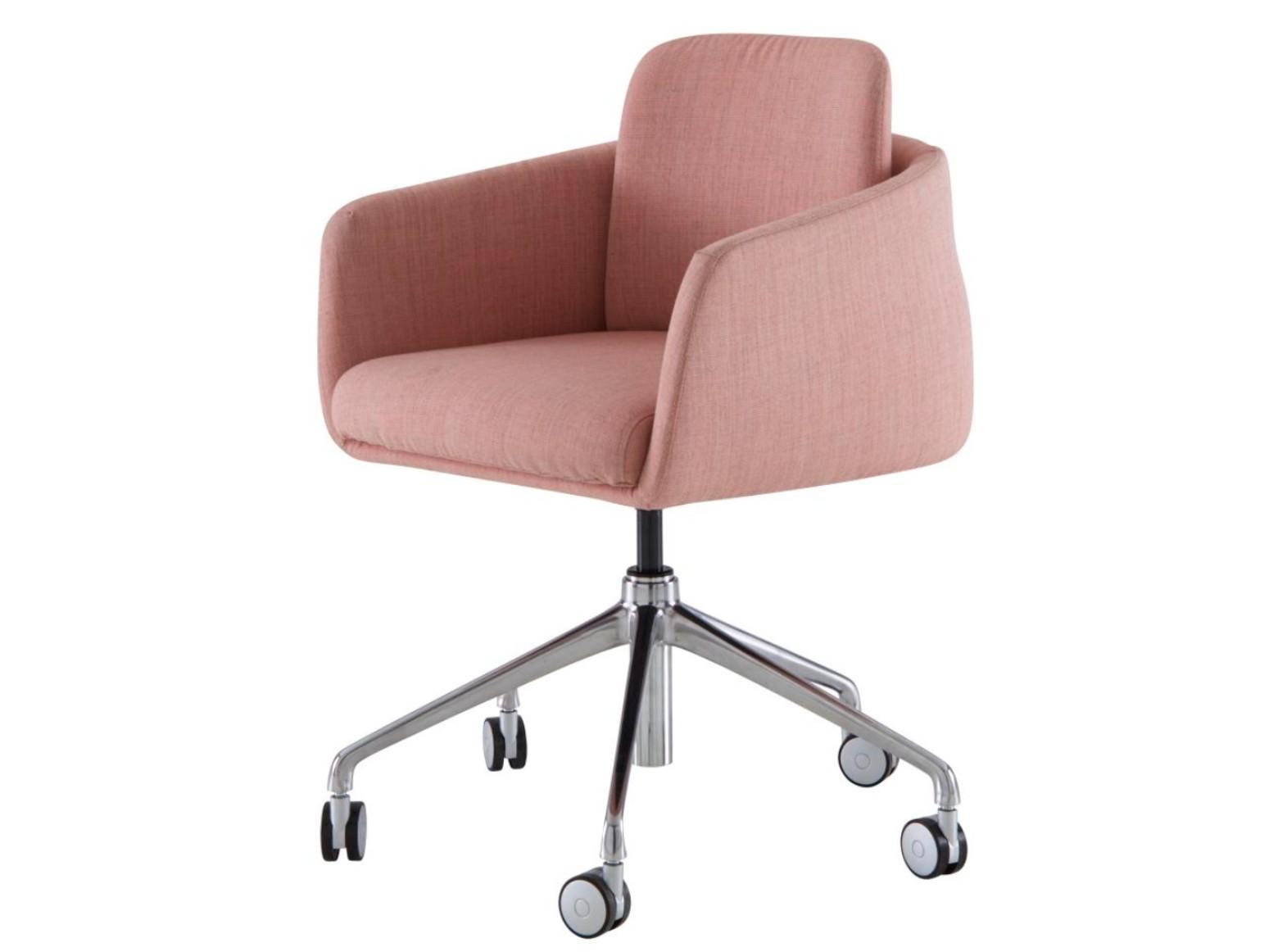 TADAO Height-adjustable fabric office chair with 5-Spoke base with castors