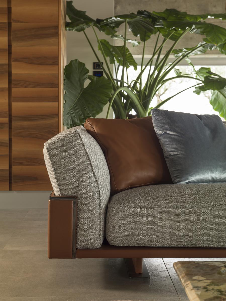 RITUAL Corner velvet sofa