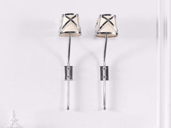 BETTY Brass wall light with fixed arm