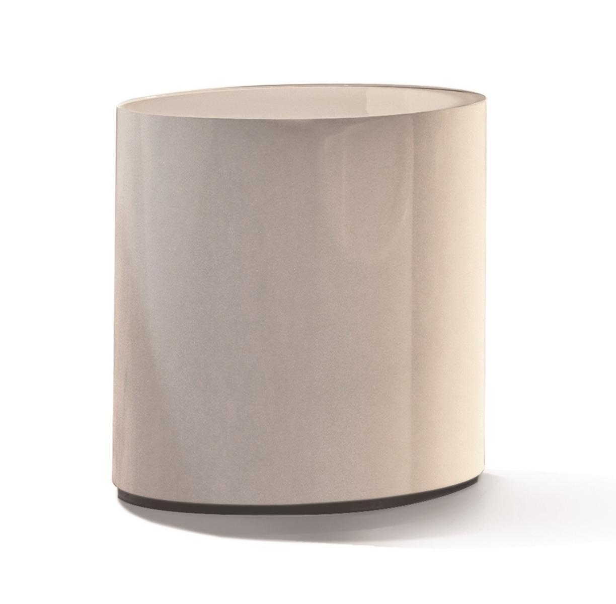 MOON Round metal coffee table